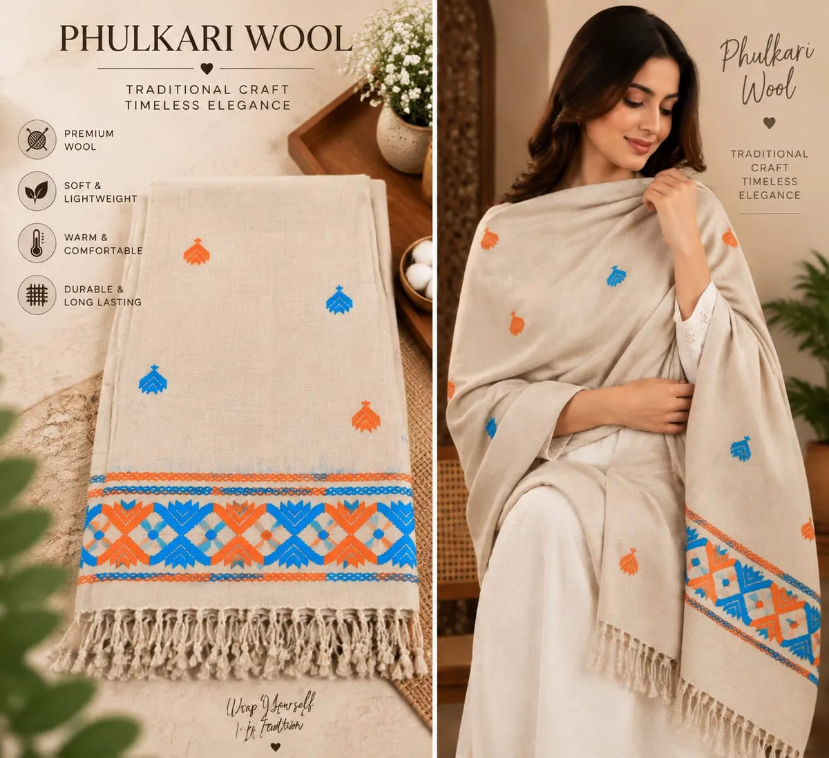PHULKARI WOOL