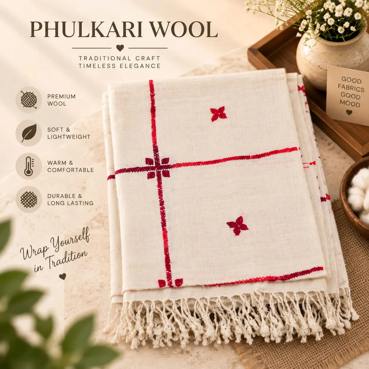 PHULKARI WOOL