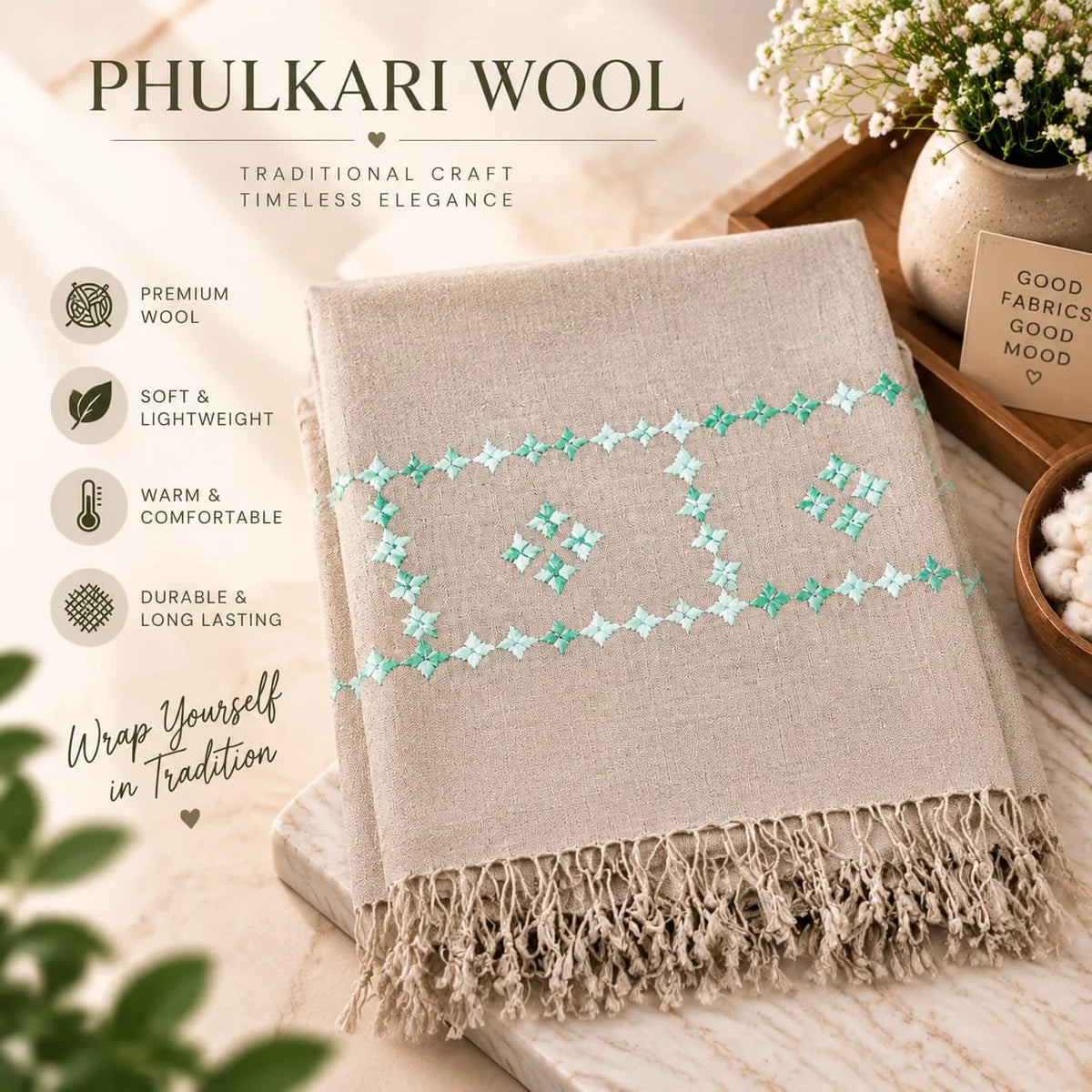 PHULKARI WOOL