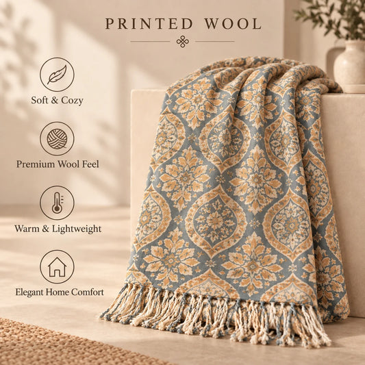 PRINTED WOOL