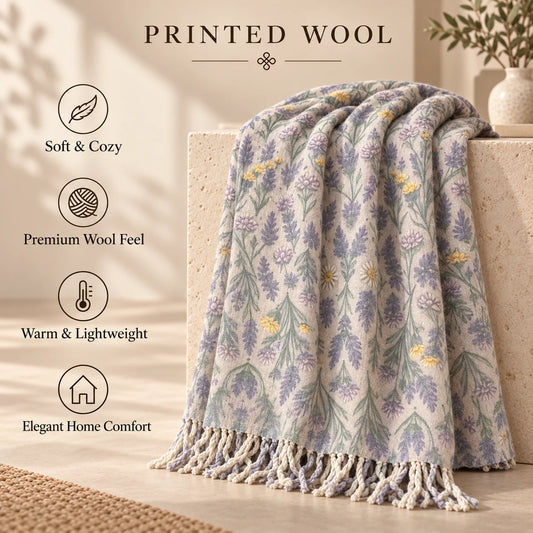PRINTED WOOL
