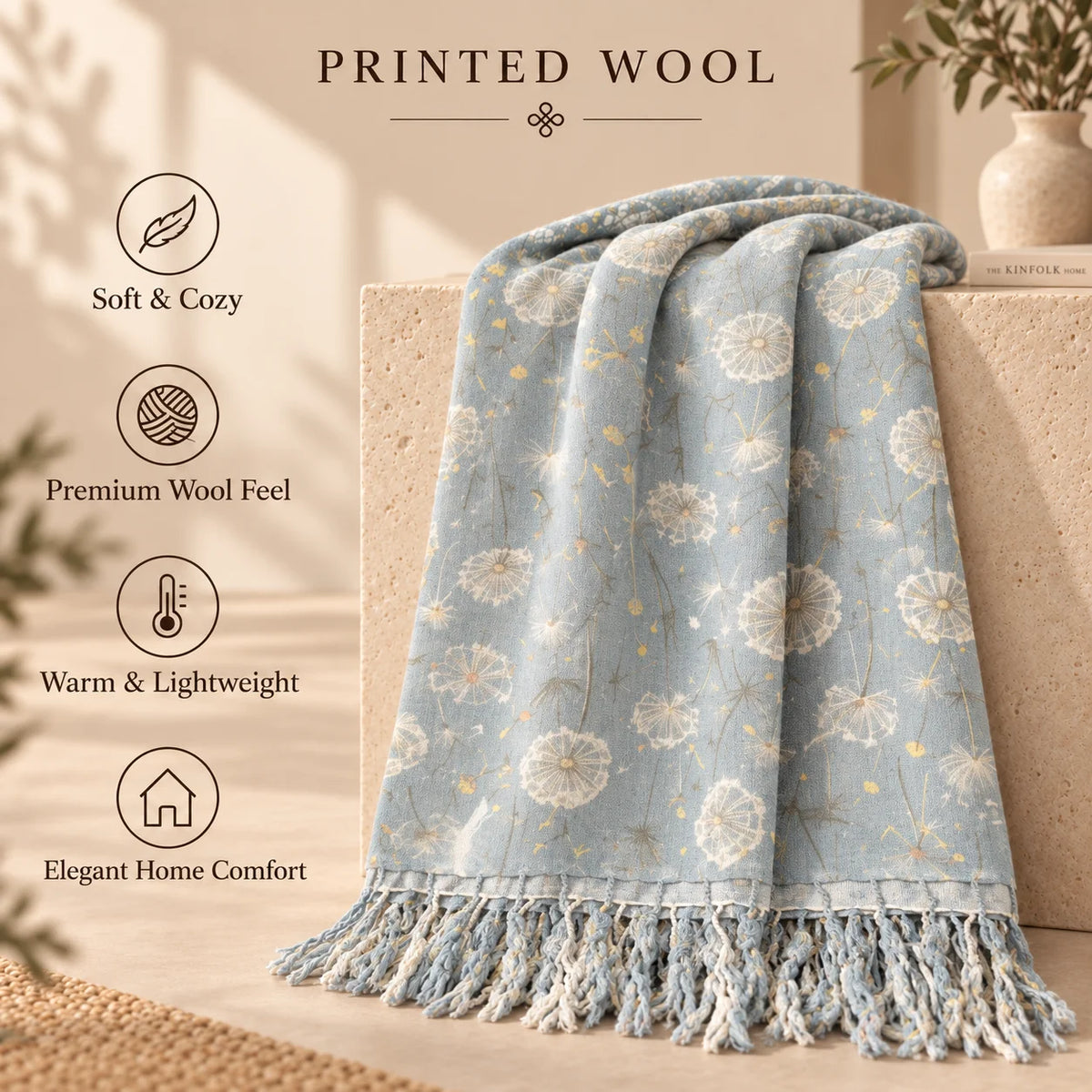 PRINTED WOOL