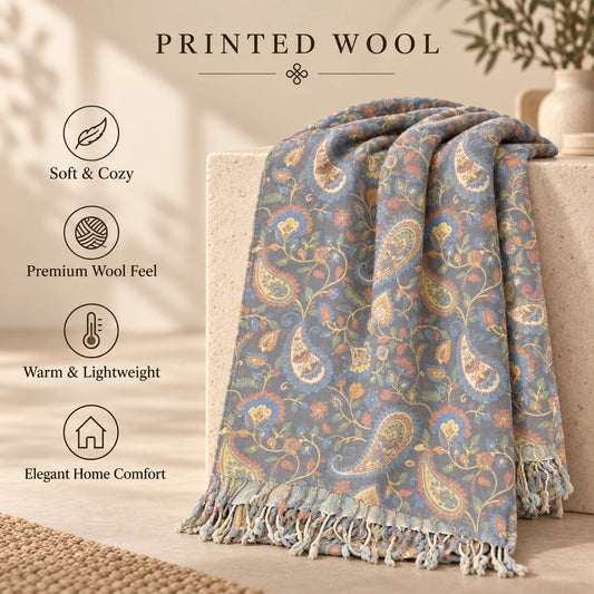 PRINTED WOOL