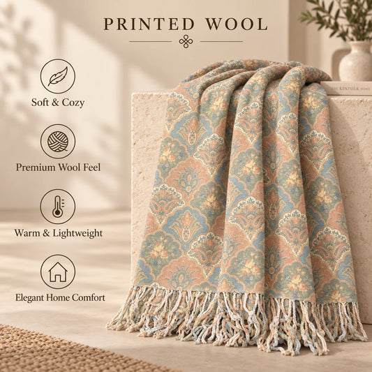 PRINTED WOOL