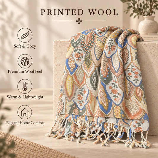 PRINTED WOOL