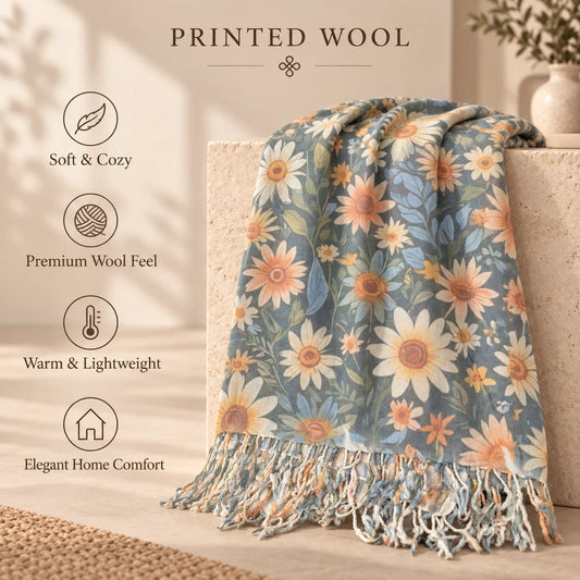 PRINTED WOOL