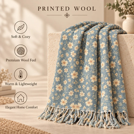 PRINTED WOOL
